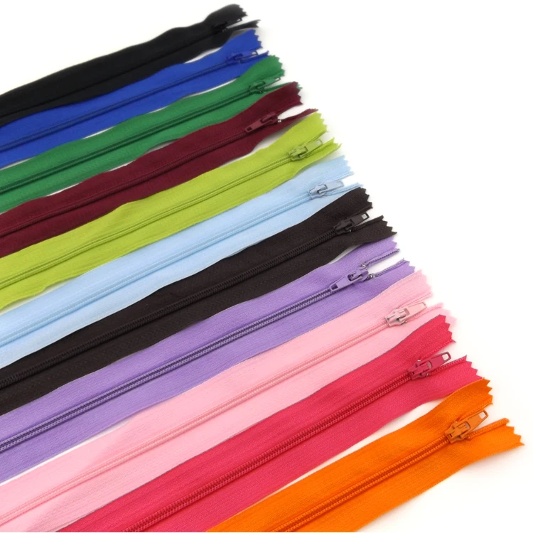 

22pcs Free shipping candy Colors 20cm Nylon Coil Beautiful Zippers for DIY bag etc Tailor Sewer Craft Retail handm