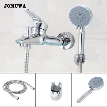 

JOMUWA Classic Bathroom Shower Faucet Bathtub Faucet Mixer Tap With Hand shower head Set Wall Mounted