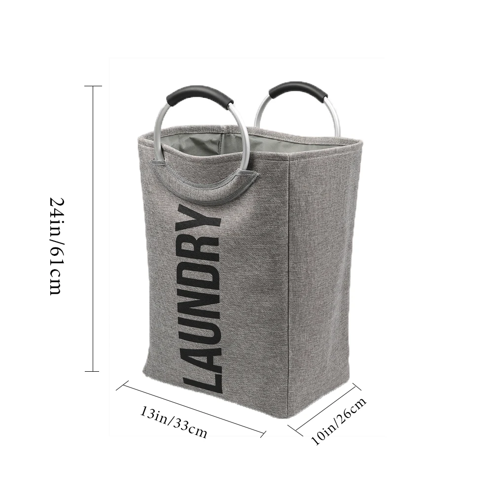 linen laundry basket with aluminum handle (18)