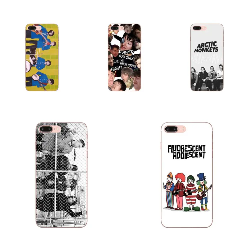 Arctic Monkey Band TPU Чехлы для Moto G G2 G3 G4 G5 G6 G7 HTC 530 626 628 630 816 820 One A9 M7 M8 M9 M10 E9 U11 | Мобильные