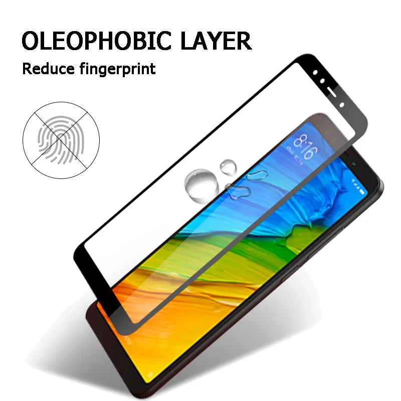Nicotd For Xiaomi Redmi 5 Plus Glass Redmi5 Screen Protector Full Cover Protector Film For Xiaomi Redmi 5 Tempered Glass 9H Film (1)