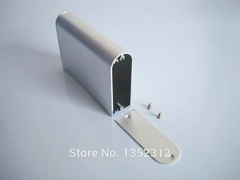 

4 pcs/lot 67*24*100mm aluminum box for electronice project PCB shell case housing DIY power amplifier box aluminum outlet case