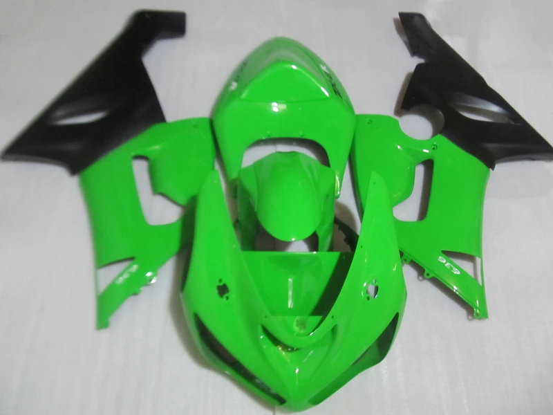 Наборы для тела Kawasaki ZX6R наборы обтекателей 2005 2006 цвета: зеленый, черный комплект пластиковых деталей кузова 05 06 Ninja 636 Обтекатели S219
