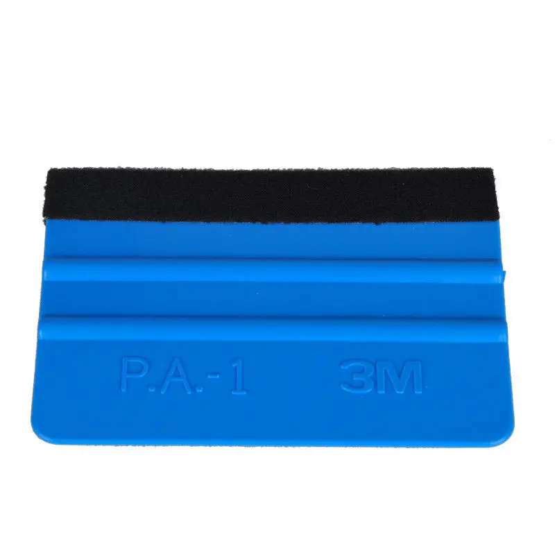 PRO Felt Edge carbon fibre Vinyl Wrap Wrapping Squeegee Tool Scraper