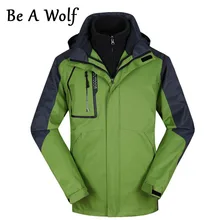 Зимние походные куртки с подогревом Be A Wolf для мужчин и женщин, водонепроницаемая уличная одежда для рыбалки, кемпинга, катания на лыжах, дождевик, ветровка 819