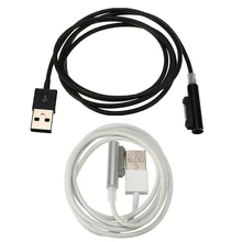 1 шт. USB кабель Магнитный зарядный кабель для SONY Xperia Z3 Compact Z3 Mini Z2 Tablet Z1 XL39h L55H L50T L55W зарядный провод 1 м