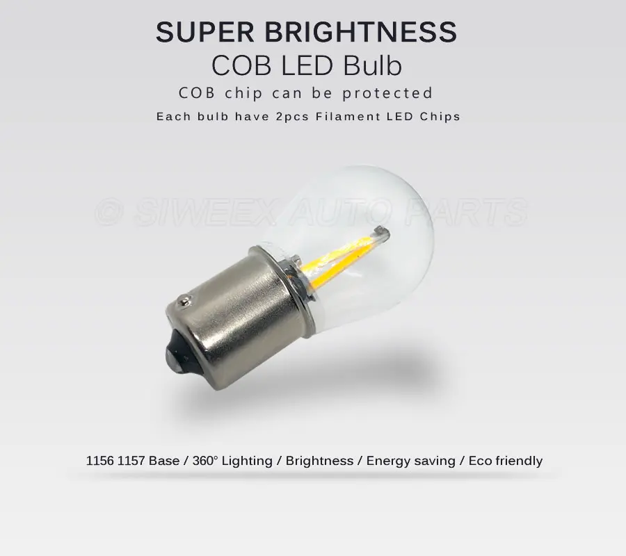 1 Pcs 1156 BA15S / 1157 BAY15D BAU15S Auto Car LED 2 COB Filament Reverse Light Parking Tail Blub White Warm White Blue Red 12V 1 Pcs 1156 BA15S / 1157 BAY15D BAU15S Auto Car LED 2 COB Filament Reverse Light Parking Tail Blub White Warm White Blue Red 12V