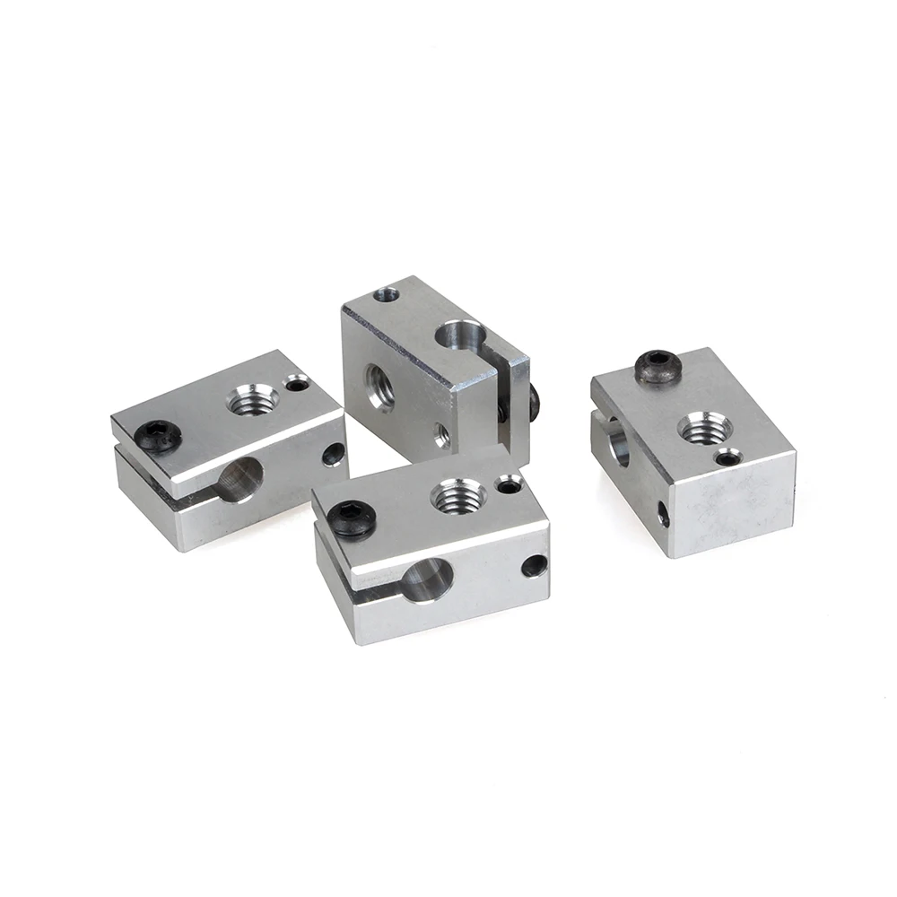 

Lerdge pt100 e3d v6 Heat Block 3D Printer parts Aluminium For PT100 RepRap Extruder HT-NTC100K HotEnd cartridge Heater Hot End