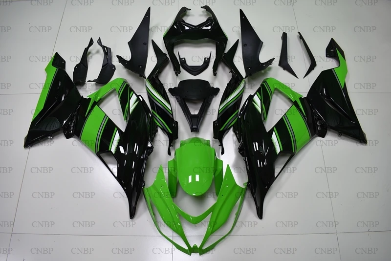 Zx6r 13 14 пластиковые обтекатели 2013 - 2016 черный зеленый корпус кузов | Автомобили и