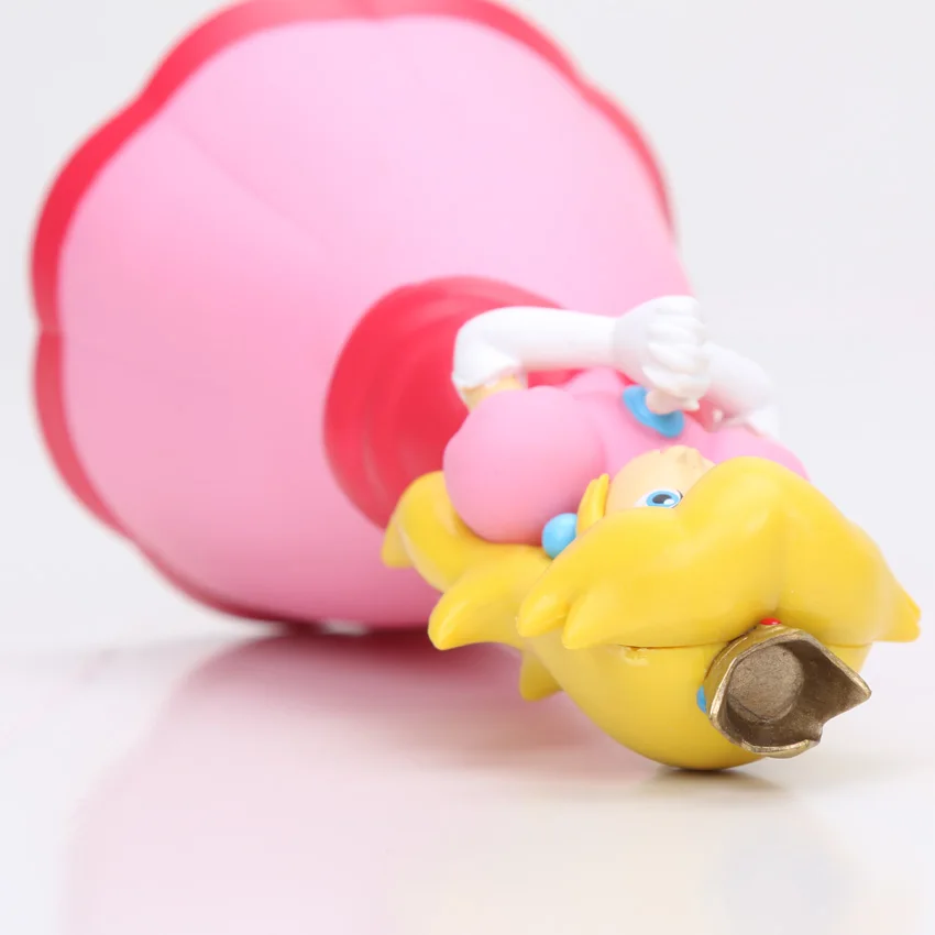 14cm Super Mario Bros Princess Peach PVC Action Figure Model Toy Doll 14cm Super Mario Bros Princess Peach PVC Action Figure Model Toy Doll