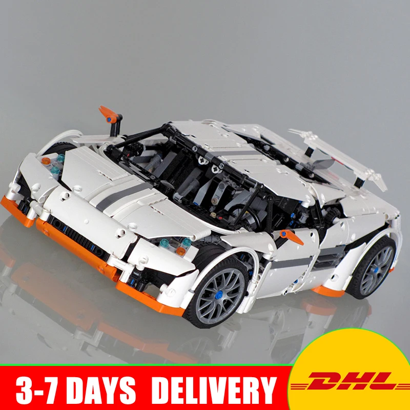

Lepin 20052 The Predator Supercar Set MOC-2811 Assemblage Technic Series DIY Building Blocks Bricks as Educational Christmas Toy