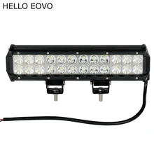 Hello eovo 12 дюймов 72 Вт работы свет бар для индикаторы вождения мотоцикла Offroad Лодка автомобиль тягач 4X4 внедорожник ATV 12 В
