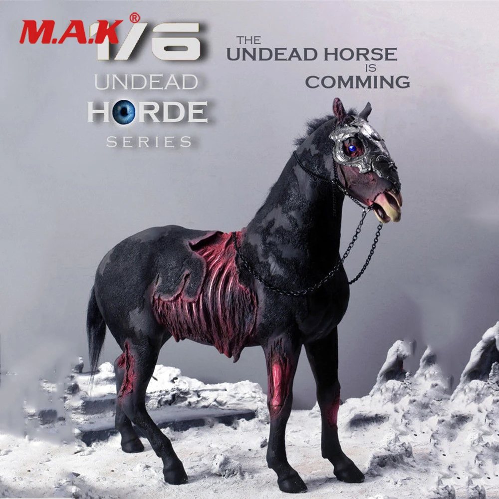 

1/6 Scale Collectible Solider Figure Scene Accessories TC-M9011 Undead Corps Series Undead Horses Figure Model for 12'' Figure