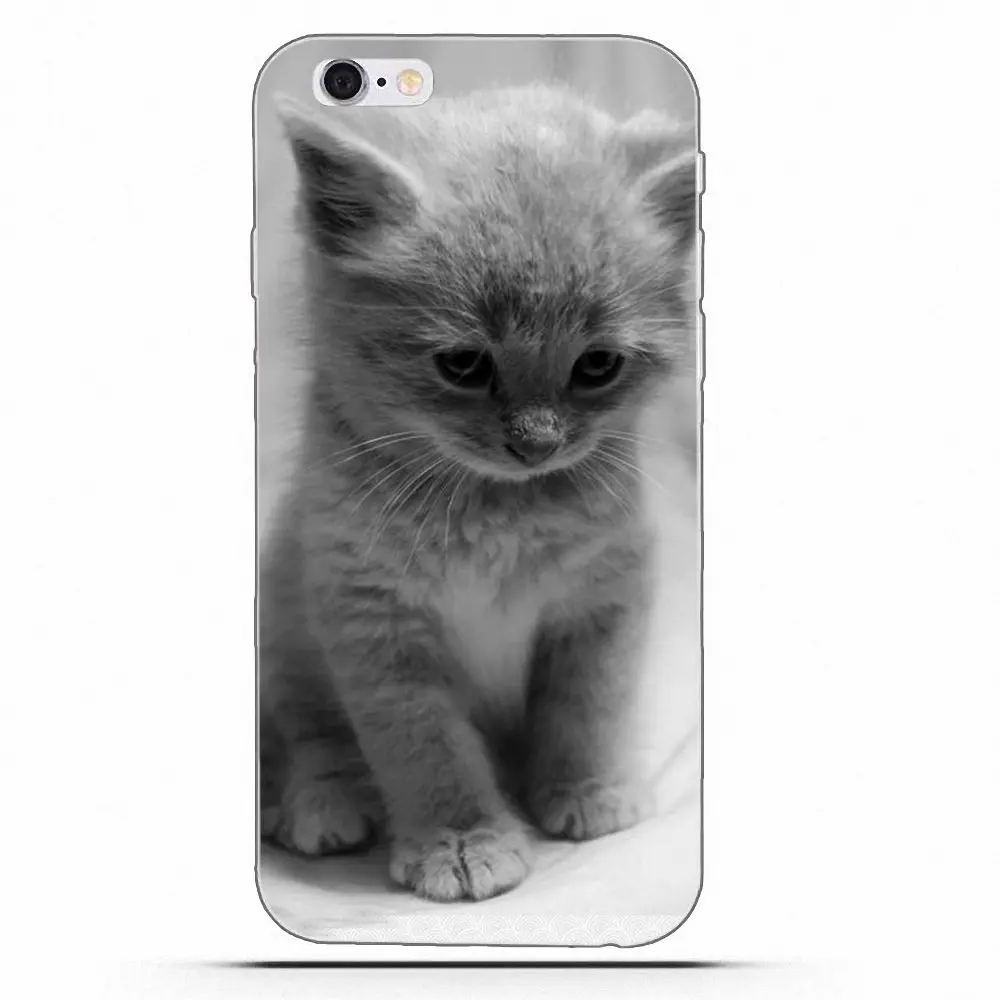 ТПУ чехлы для телефонов чехол Sony Xperia Z Z1 Z2 Z3 Z4 Z5 compact Mini Premium M2 M4 M5 T3 E3 E5 XA melancholy cat lovely