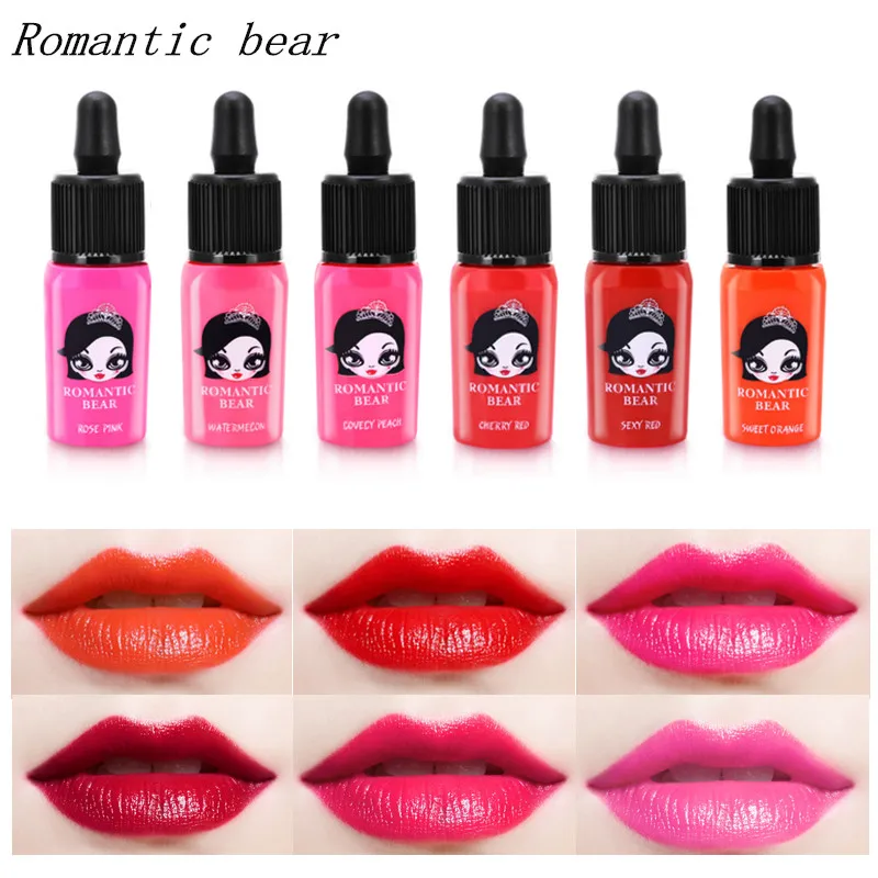 

Brand New Beauty Waterproof Lipstick Cute Ink Liquid Lip Gloss Fashion Drop Liquid Bite Lips Lip Gloss Make up Cosmetics