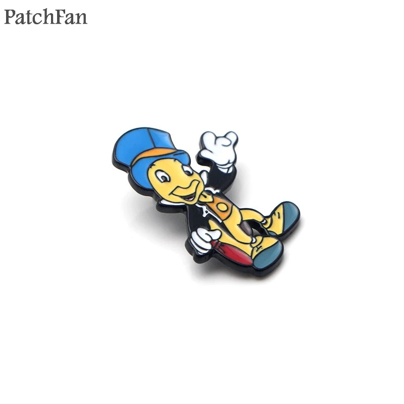 Patchfan Джимини крикет цинка шпильки para рюкзак гордость Одежда металлическая