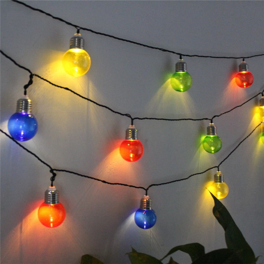 Hi-Lumix 8 Modes Solar LED Globe Ball String Lights Indoor/Outdoor Decoration Waterproof Starry lighting Gardens,Wedding,Party