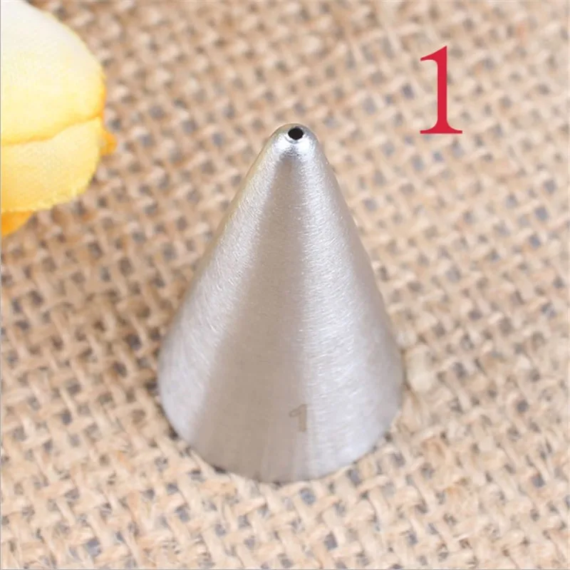 

1# Writing Pastry Nozzles Icing Piping Tips Stainless Steel Rose Cream Bakeware Cupcake Cake Decorating Fondant Tools Mold