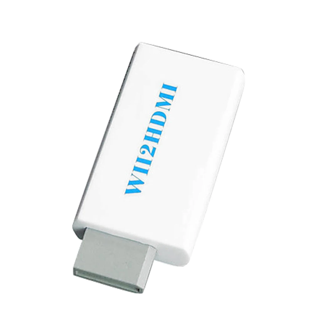  100 PCS un sacco di Wii al Convertitore di HDMI Supporto Full HD 720 P 1080 P 3.5mm Audio per Wii 2