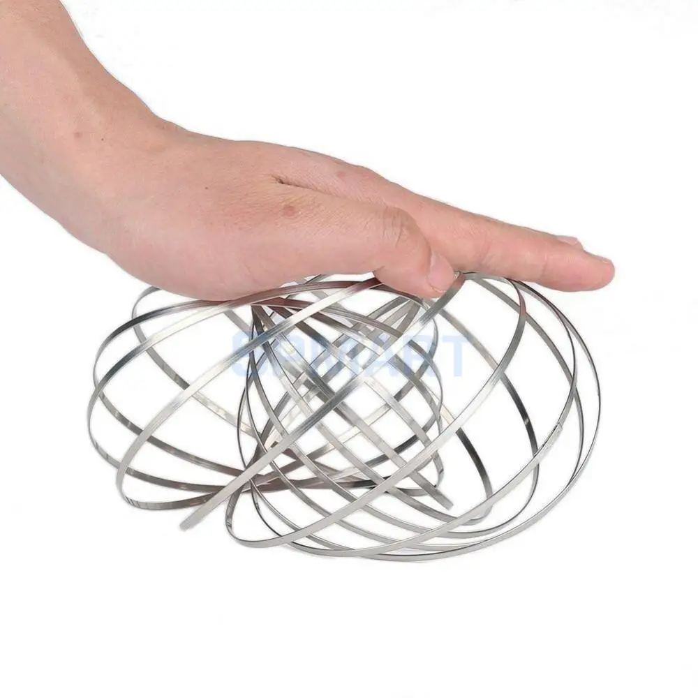 3D Spinner Dynamic Science Motion Flow Rings Magic Fidget Bracelet Toy Funny 