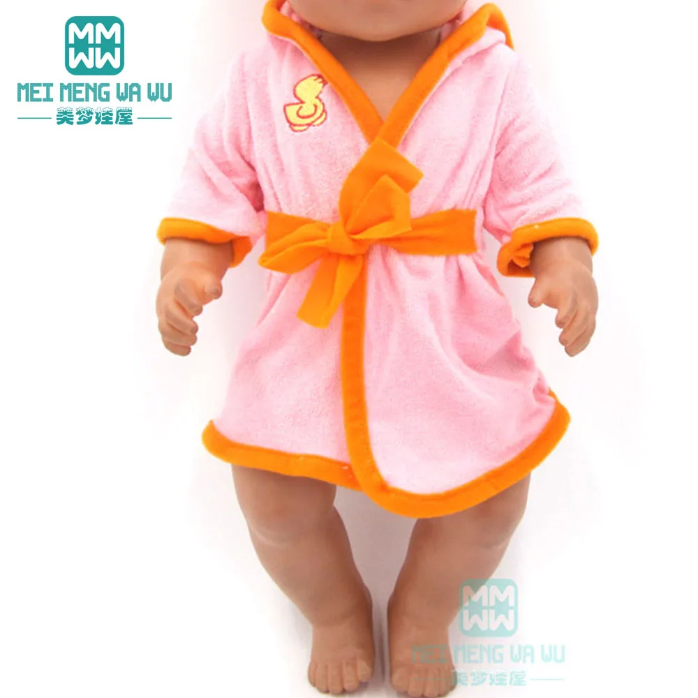 Одежда для куклы подходит 43 см игрушка новорожденная кукла и американские кукольные аксессуары детские розовые пижамы