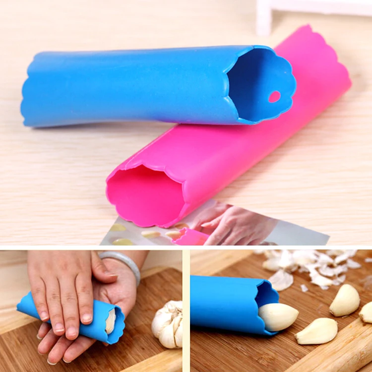 

2Pcs/lot Kitchen Magic Silicone Garlic Peeler / Kitchen Cuisine Accessories