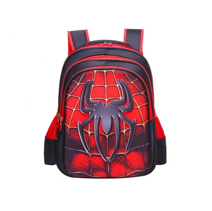 Детский рюкзак для мальчиков Капитан Америка школьные ранцы для мальчиков девочек дети ученики начальной школы супергерой рюкзаки 4 стиля - Цвет: Spiderman