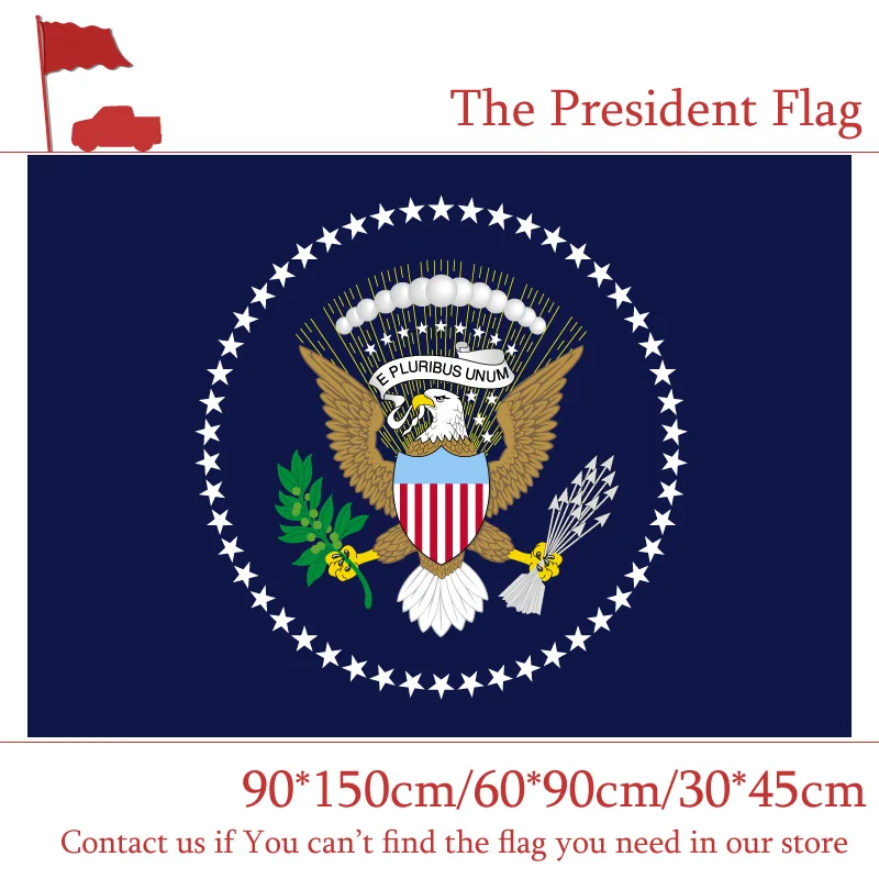 

The United States 90*150cm 60*90cm 40*60cm Flying Flag 3x5ft 100d Polyester 15*21cm Hand Flag Of The President