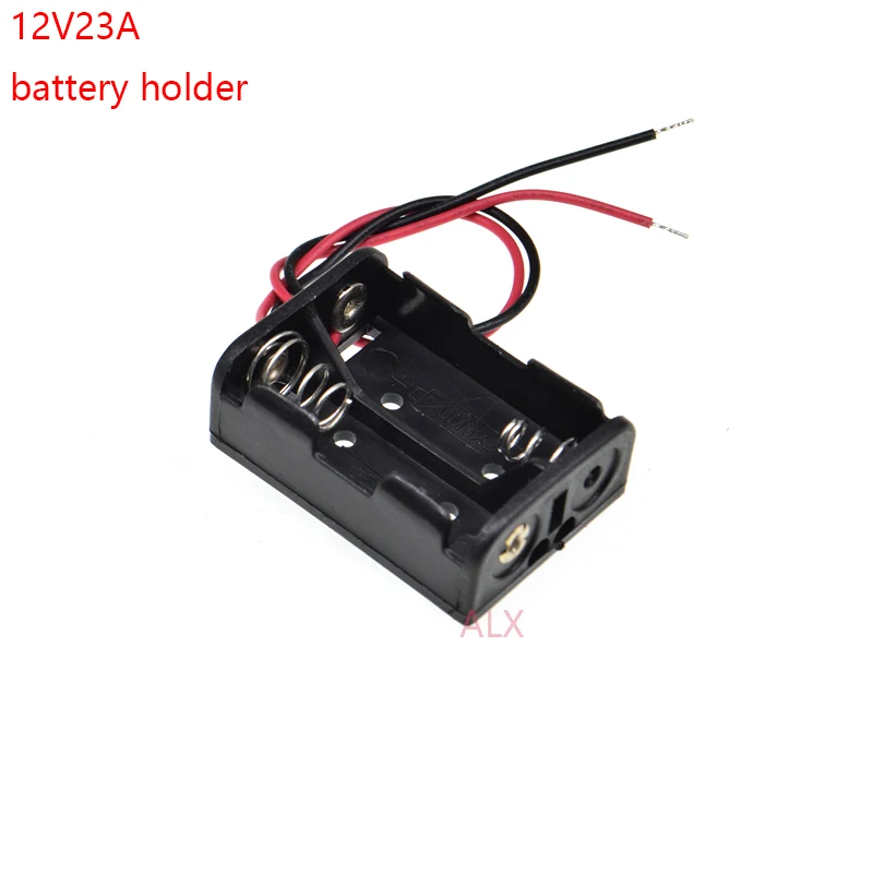 

5PCS 2x 12V23A 12V 23A battery holder with wire lead Rechargeable Battery case Storage Box diy 2 slot 2*12V23A Shell housing