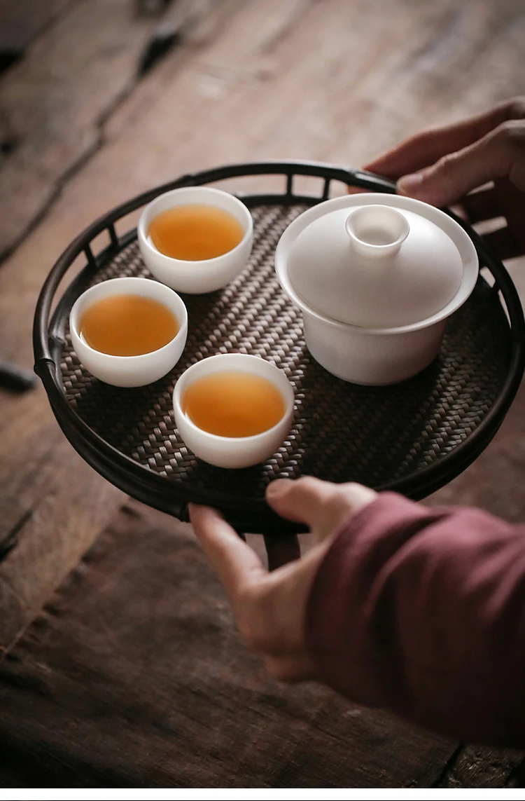 TANGPIN Dehua керамические чашки белый фарфор чайная чашка ручной работы китайский кунг-фу чашка