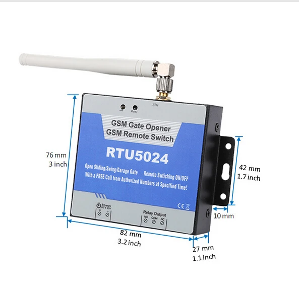 12V DC power adapter GSM garage sliding swing Gate Door opener remote switch controller wireless door operation by phonecall