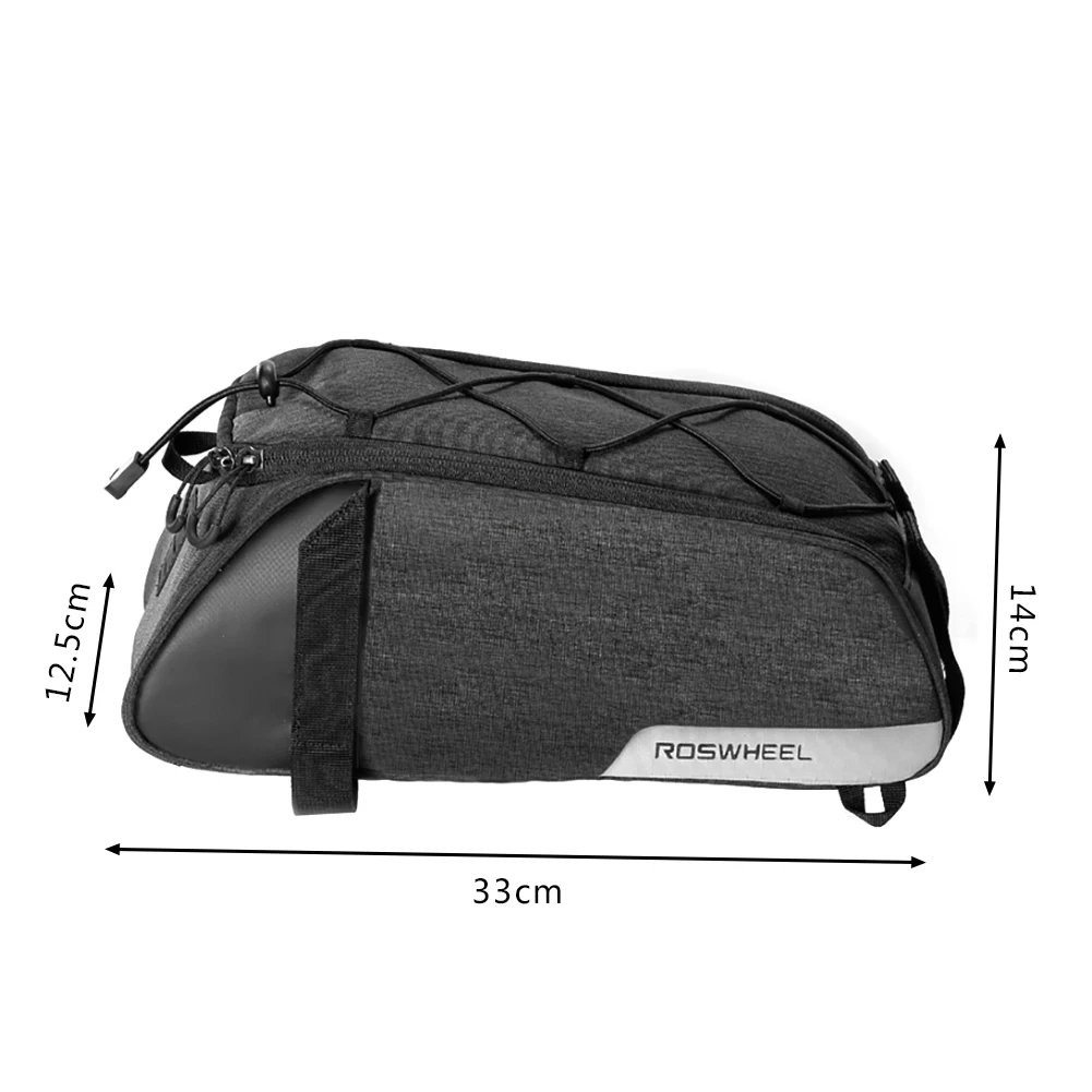 Discount 8L 300D Polyester Bag For MTB Bike Bicycle Saddle Bags Bike Bag Rear Seat Rack Trunk Storage Case Pouch For Luggage Carrier S3 1