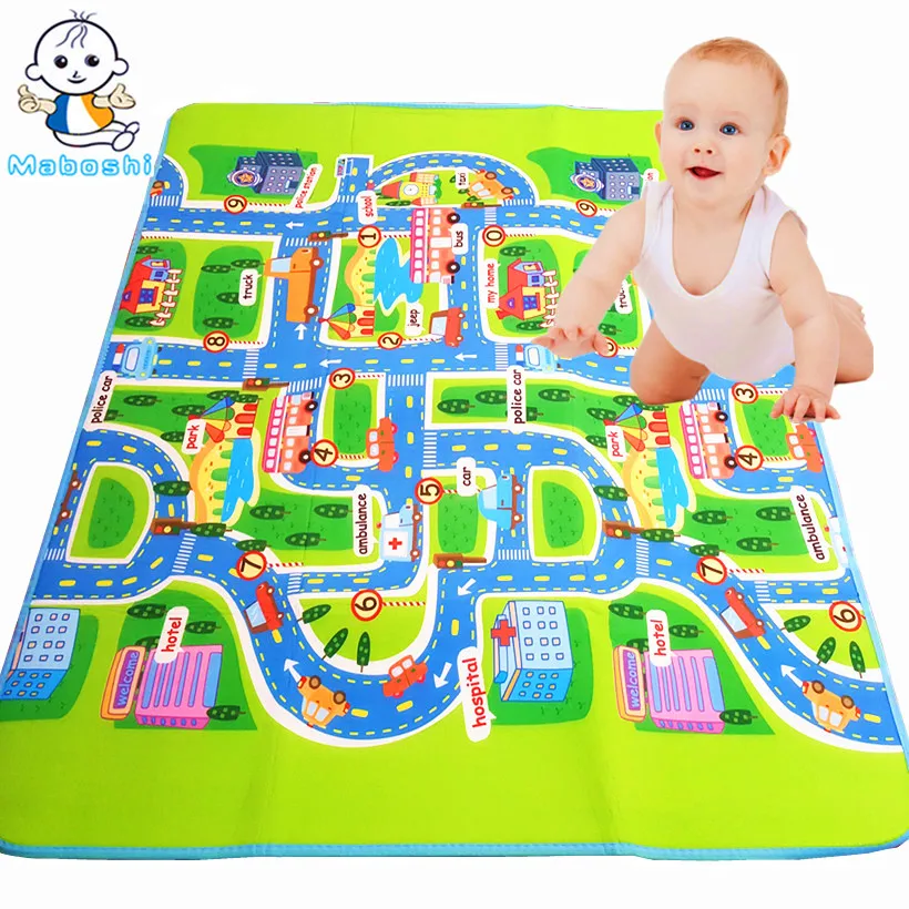 

Promotion City Road Carpet For Children Baby Play Mat Kids Game Mat Baby Crawling Mat Rug Waterproof Beach Picnic Mat JT0001