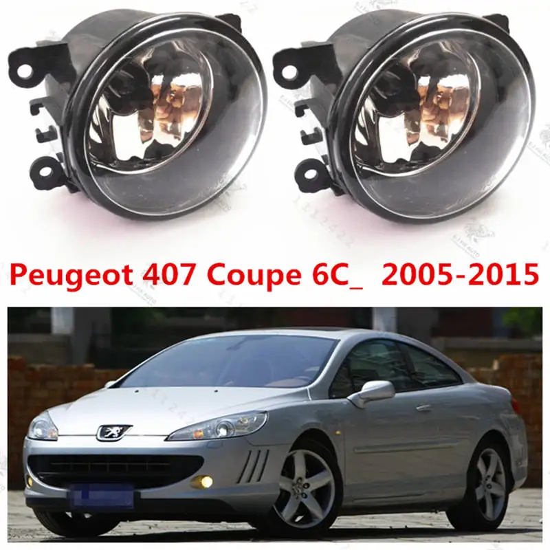 

For PEUGEOT 407 Coupe (6C) 2005+2010 year Front bumper light Original Fog Lights lamp Halogen car styling .1SET.OEM620639-6206E1