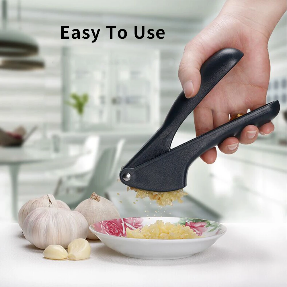 

Kitchen Tool Gadgets Household Portable Manual Crusher Garlic Press Diced Long Handle Micer Cutter Easy Clean Multifunctional