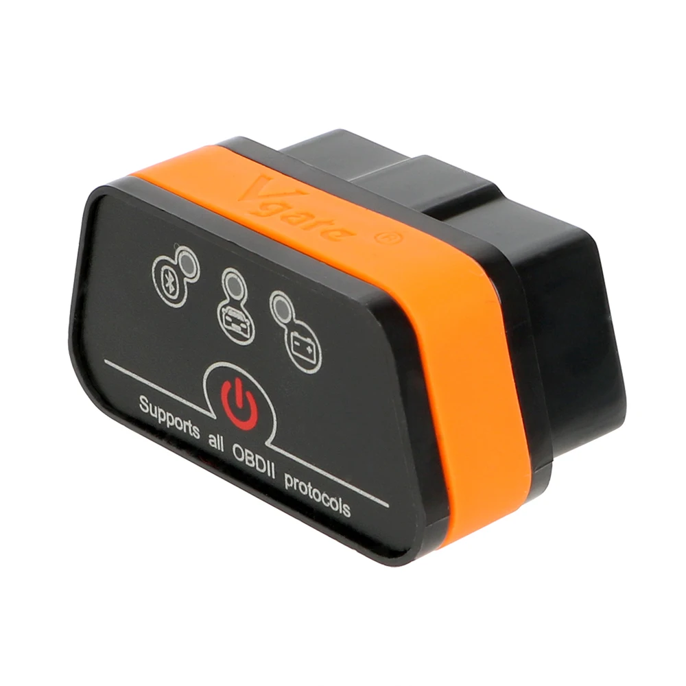LEEPEE Icar2 OBD2 ELM327 V1.5 для Android Bluetooth адаптер автомобильные инструменты для диагностики считыватель кодов ошибок Автомобильный сканер - Цвет: Orange