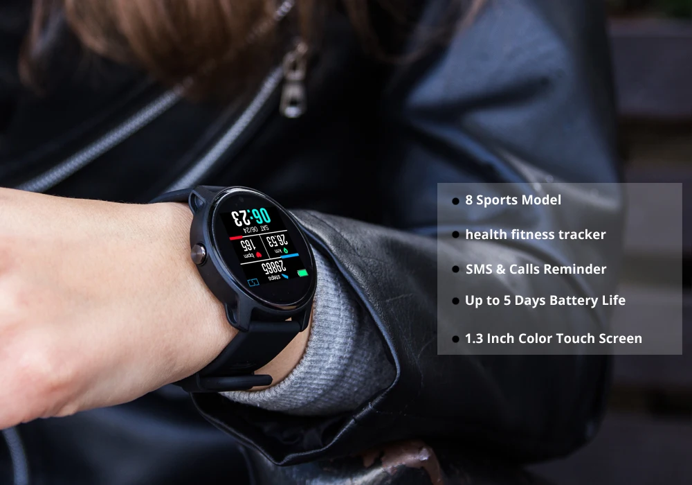 Robotsky S08 Смарт-часы IP68 Водонепроницаемые плавательные спортивные Смарт-часы фитнес-трекер для измерения сердечного ритма Мужские Женские часы для Android IOS