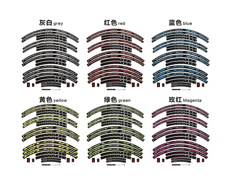 R0 дорожный велосипед обод колеса наклейки R zero дорожный велосипед наклейки для передних 27 мм сзади 30 мм