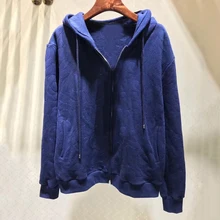 Куртка с капюшоном Женская Осенняя куртка на молнии с длинным рукавом Повседневная Новая женская куртка