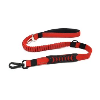 

Adjustable Dog Seat Belt for Car Reflective Dogs Leash Dog Car Harness with Bungee Buffer TB Sale