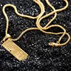 Fooderwerk – collier avec pendentif en or pour homme, bijoux en or, style Hip Hop, Europe et amérique ► Photo 2/6