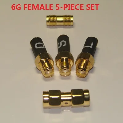 Калибровочный прибор SMA 3,5 мм, 1,5 г, 3 г, 6 г, 9 г, 13,5 г, 20 г - Цвет: 6G female 5pcs-set