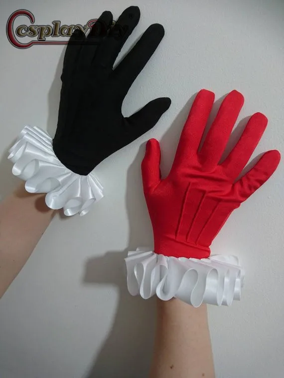 Cosplaydiy Harley Quinn Costume Gloves Wear Suicide Squad Joker Cosplay