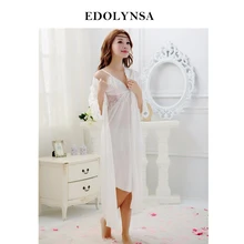 Новое поступление, кружевная ночная рубашка, набор халатов, наборы, сексуальная ночная рубашка, набор халатов для подружки невесты, Свадебный пеньюар, наборы халатов# H168