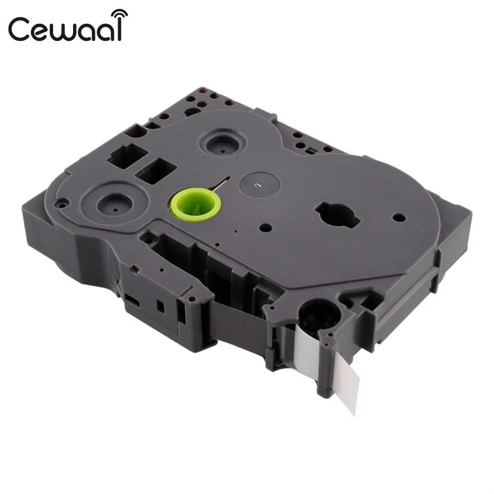 

Cewaal 1 Pack Black on White Label Tape P-Touch Compatible for Brother TZ 231 TZe P-Touch 12mm 8M label maker