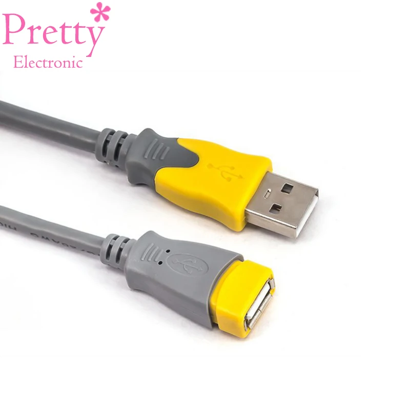 1.5 متر كابلات بيانات usb ذكر إلى أنثى ل pc طابعة كاميرا قرص الهاتف المحمول الماوس لعبة تحكم usb 2.0 الموسع