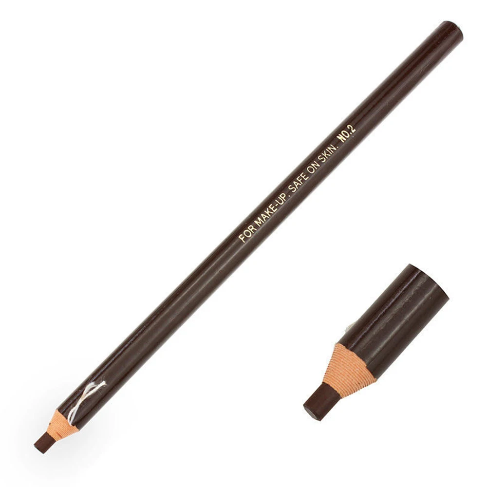

1Pcs Pro Makeup Eyebrow Enhancer Sweat & Waterproof Eyebrow Pencil Pen Eye Brow Dark Brown Eye Brow Pencil Free Shipping
