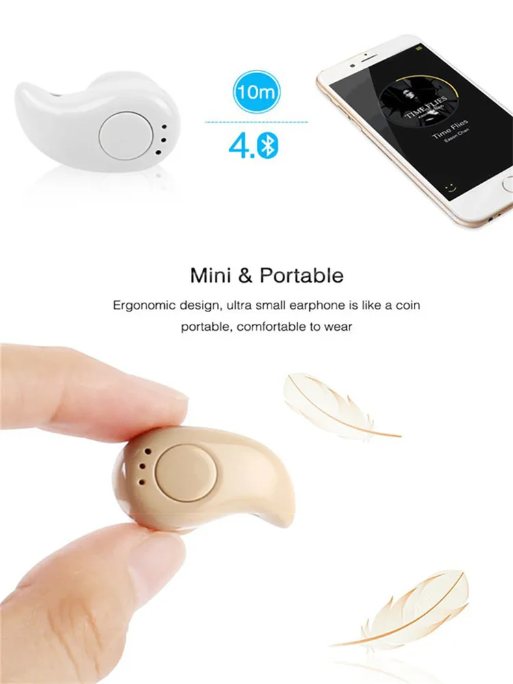 Mini Bluetooth Stereo Headset Wireless Headphones bluetooth Earphone with Microphone Car Call Handsfree Headphone for xiaomi (13)