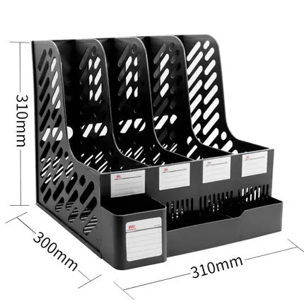 Офисный стол файл Органайзер держатель для документов А4 ящик для папок Многофункциональный пластиковый органайзер для файлов, папок