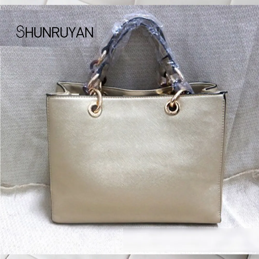 SHUNRUYAN 2019 Women Bag New Brand Desidn Elegant Casual Tote Handbag Shoulder Bag Crossbody Bag Zipper and Hasp Ladies Bag